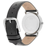 Tissot T Classic Desire White Dial Black Leather Strap Watch For Men - T52.1.421.12