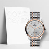 Tudor 1926 Automatic Diamonds Silver Dial Two Tone Steel Strap Watch for Men - M91651-0002