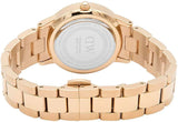 Daniel Wellington Iconic Link White Dial Rose Gold Steel Strap Watch For Women - DW00100209