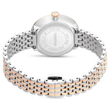 Swarovski Certa Crystals Silver Dial Two Tone Steel Strap Watch for Women - 5672971
