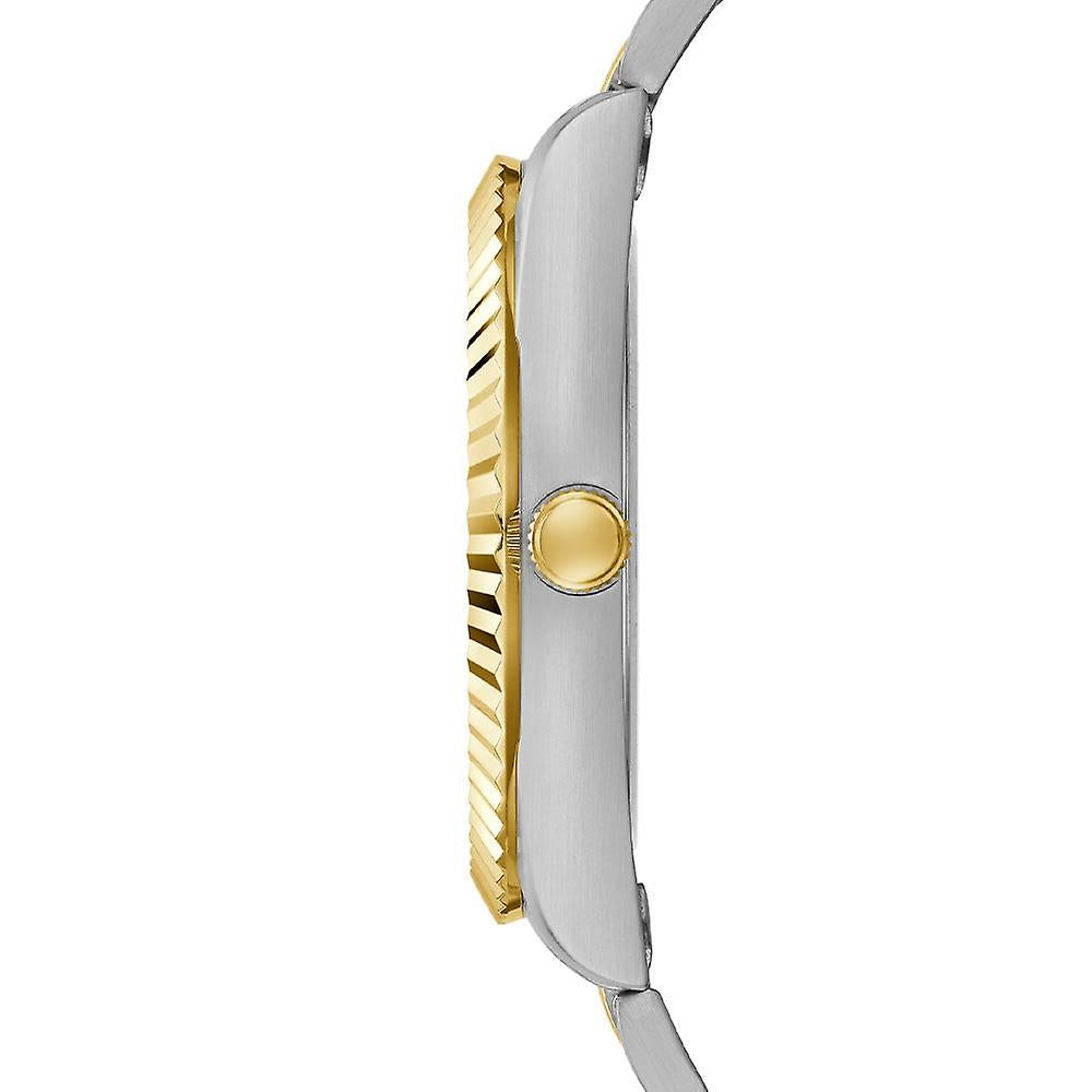 Guess Connoisseur Green Dial Two Tone Steel Strap Watch for Men - GW0265G8