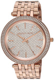 Michael Kors Darci Rose Gold Dial Rose Gold Steel Strap Watch for Women - MK3439