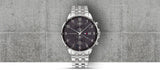 Tommy Hilfiger West Quartz Black Dial Silver Steel Strap Watch For Men - 1791707