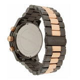 Michael Kors Runway Chronograph Grey Dial Two Tone Steel Strap Unisex Watch - MK8189