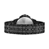 Bulova Octova Chronograph Black Crystal Dial Black Steel Strap Watch for Men - 98C134