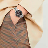 Tag Heuer Aquaracer Quartz Black Dial Silver Steel Strap Watch for Women - WAY131M.BA0748