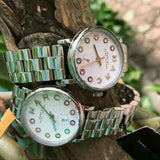 Marc Jacobs Baker Dexter White Dial Silver Steel Strap Watch for Women - MBM3423
