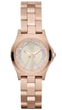 Marc Jacobs Baby Dave Rose Gold Dial Rose Gold Steel Strap Watch for Women - MBM3235