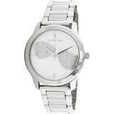 Michael Kors Harman Analog Silver Dial Silver Steel Strap Watch For Women - MK3672
