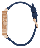 Guess Leo Chronograph Blue Dial Blue Silicone Strap Watch For Men - GW0637G3