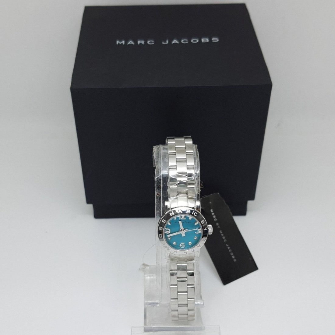 Marc Jacobs Amy Blue Dial Silver Steel Strap Watch for Women - MBM3274
