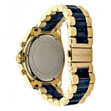 Michael Kors Bradshaw Navy Blue Dial Two Tone Steel Strap Watch for Women - MK6268