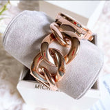 Michael Kors Nini Quartz Crystals Rose Gold Dial Rose Go Watch For Women - MK3236