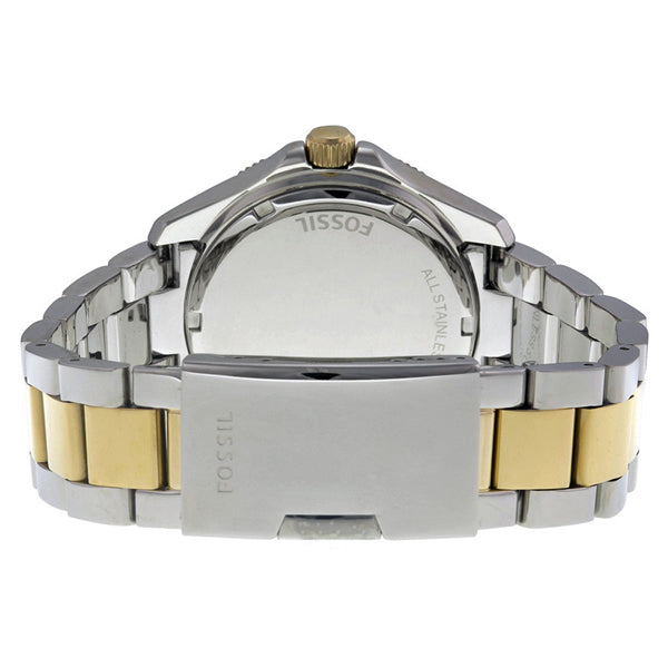 Fossil Cecile White Dial Two Tone Steel Strap Watch for Women - AM4543