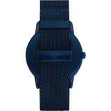 Emporio Armani Luigi Quartz White Dial Blue Mesh Bracelet Watch For Men - AR11025