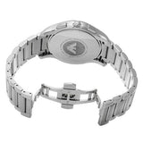 Emporio Armani Valente Chronograph Quartz Black Dial Silver Steel Strap Watch For Men - AR11083