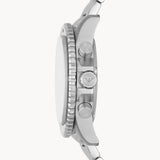 Emporio Armani Diver Chronograph Quartz Black Dial Silver Steel Strap Watch For Men - AR11360