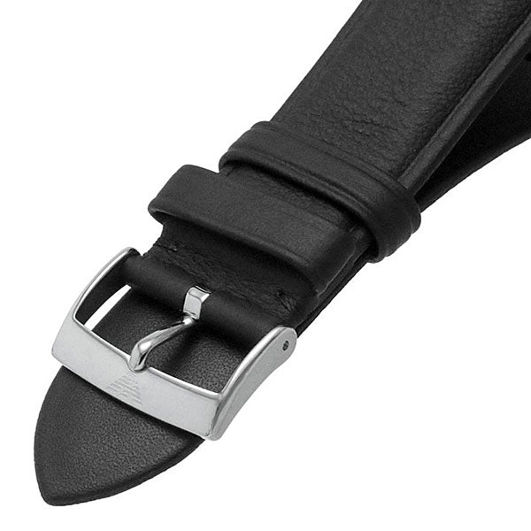 Emporio Armani Giovanni Chronograph Black Dial Black Leather Strap Watch For Men - AR11431