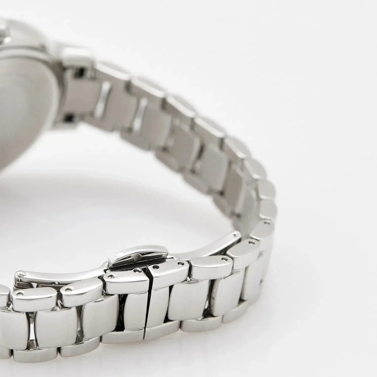 Emporio Armani Cleo Crystals Mother Of Pearl Dial Silver Steel Strap Watch For Women - AR11484