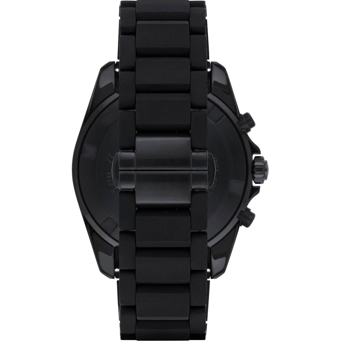 Emporio Armani Sigma Chronograph Blue Dial Black Silicone Strap Watch For Men - AR6121