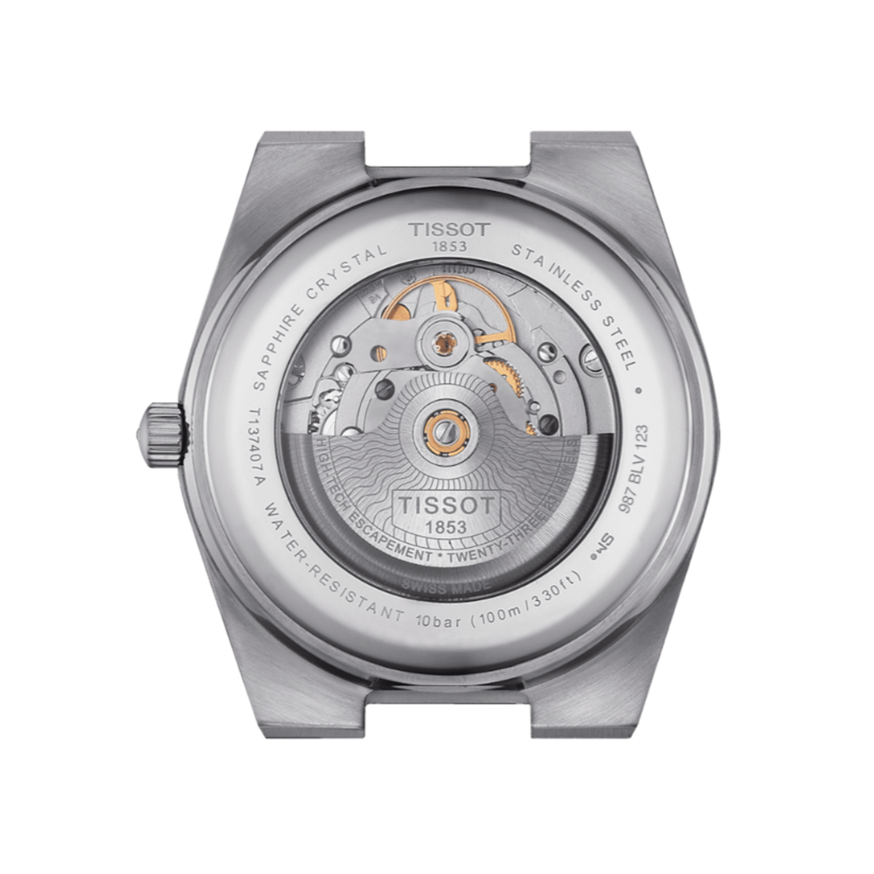 Tissot PRX Powermatic 80 Gradient Blue Dial Silver Steel Strap Watch for Men - T137.407.11.351.01