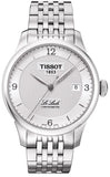 Tissot Le Locle Automatic Cosc White Dial Silver Steel Strap Watch For Men - T006.408.11.037.00