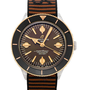 Breitling Superocean Heritage '57 Outerknown Limited Edition Brown Dial Brown NATO Strap Watch for Men - U103701A1Q1W1