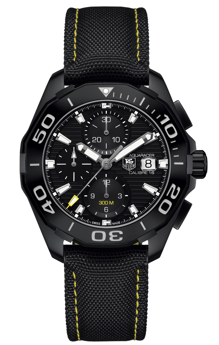 Tag Heuer Aquaracer PVD Black Dial Watch for Men - CAY218A.FC6361
