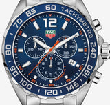 Tag Heuer Formula 1 Chronograph Blue Dial Silver Steel Strap Watch for Men - CAZ1014.BA0842