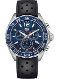 Tag Heuer Formula 1 Blue Dial Black Rubber Strap Watch for Men - CAZ1014.FT8024