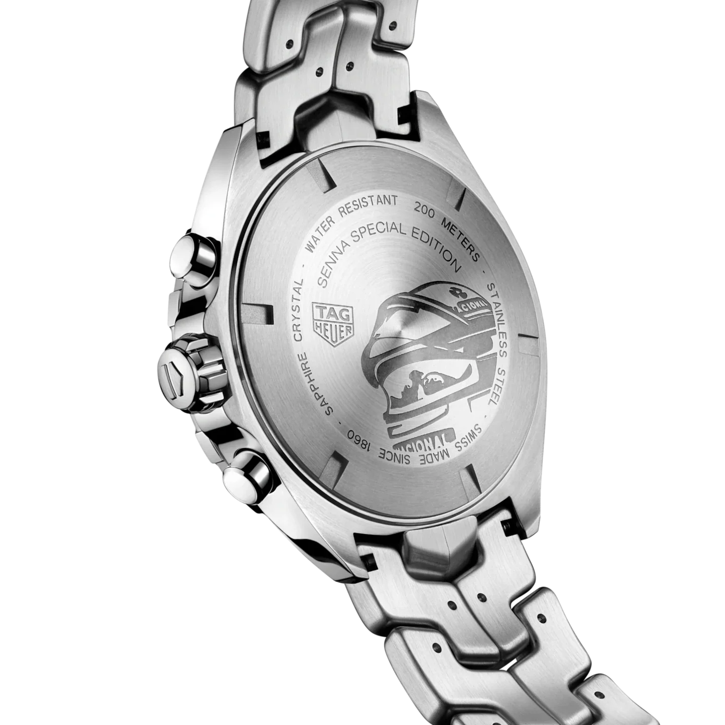 Tag Heuer Formula 1 Ayrton Senna Special Edition Grey Dial Silver Steel Strap Watch for Men - CAZ101AF.BA0637