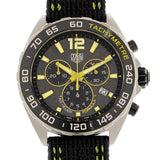 Tag Heuer Formula 1 Chronograph Grey Dial Black Nylon Strap Watch for Men - CAZ101AG.FC8304