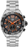 Tag Heuer Formula 1 Chronograph Ceramic Black Dial Silver Steel Strap Watch for Men - CAZ101AH.BA0842