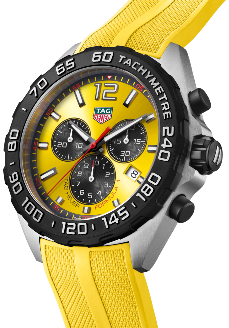 Tag Heuer Formula 1 Yellow Dial Watch for Men - CAZ101AM.FT8054