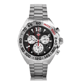 Tag Heuer Formula 1 Chronograph Grey Dial Silver Steel Strap Watch for Men - CAZ1114.BA0877