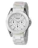 Fossil Ceramic White Dial White Ceramic Strap Watch for Women - CE1002