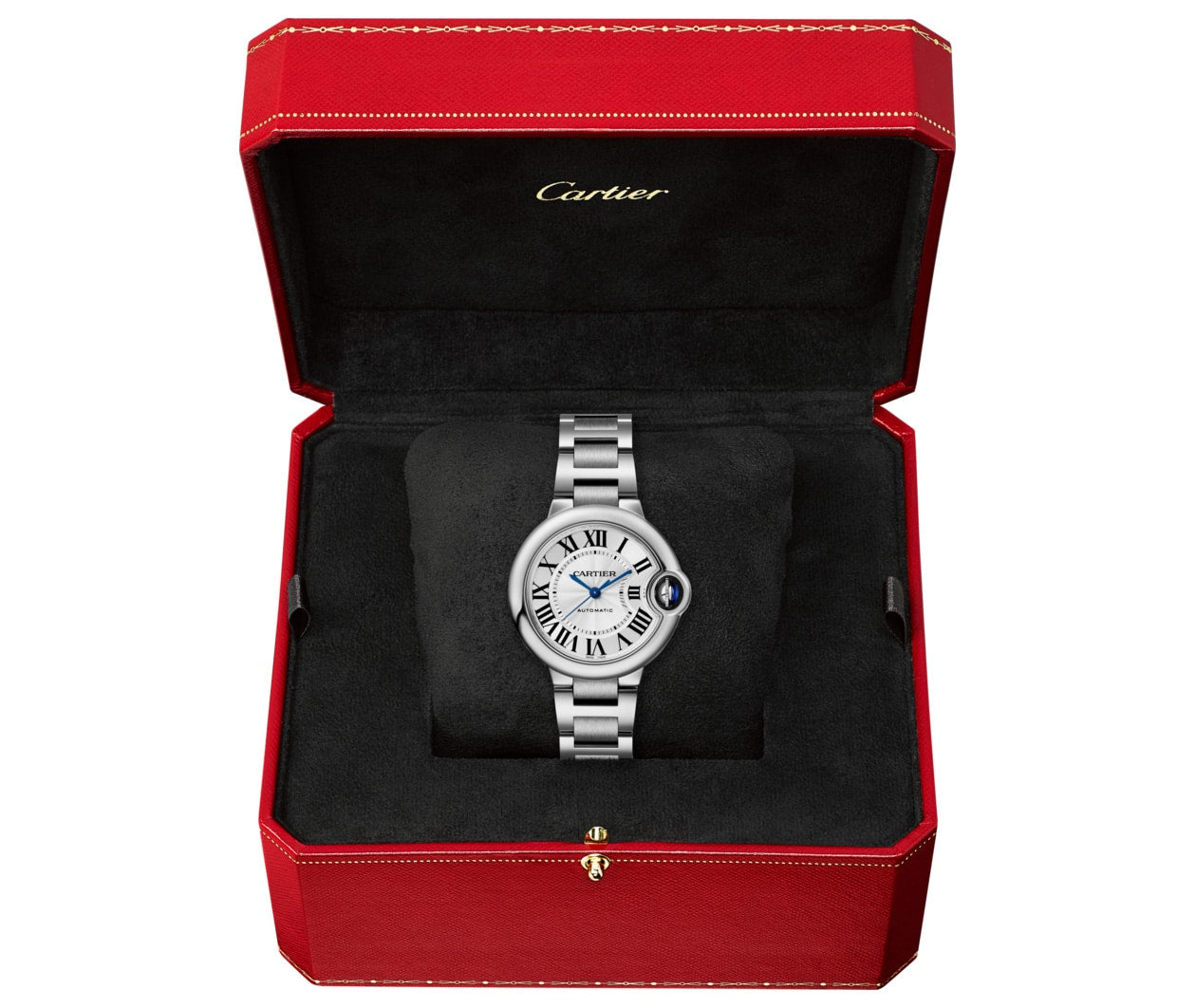 Cartier Ballon Bleu De Cartier Silver Dial Silver Steel Strap Watch for Women - WSBB0044