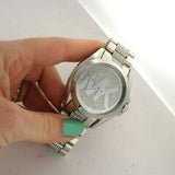 Michael Kors Bradshaw Silver Dial Silver Stainless Steel Strap Watch for Women - MK6486