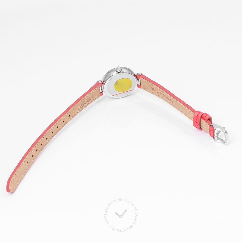Coach Park Pink Dial Pink Leather Strap Watch for Women - 14503536