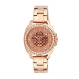Coach Mini Boyfriend Rose Gold Dial Rose Gold Steel Strap Watch for Women - 14501701