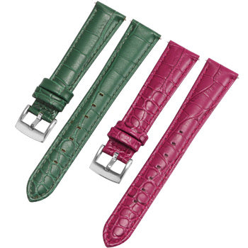 Swarovski Octea Lux Chrono Red Dial Red Leather Strap Watch for Women - 5547642