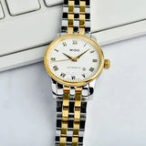 Mido Baroncelli III Automatic White Dial Two Tone Steel Strap Watch For Women - M7600.9.26.1