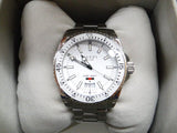 Gucci Dive Quartz White Dial Silver Steel Strap Watch for Men - YA136302