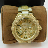 Michael Kors Camille Gold Dial Gold Steel Strap Watch for Women - MK5902