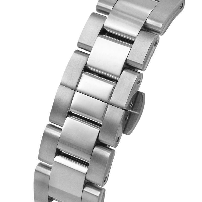 Daniel Wellington Iconic Link Unitone Silver Dial Silver Steel Strap Watch For Women - DW00100402