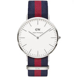 Daniel Wellington Classic Oxford White Dial Two Tone Nylon Strap Watch For Men - DW00100015