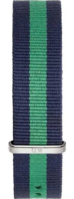 Daniel Wellington Classic Warwick White Dial Two Tone Nylon Strap Watch for Men - DW00100019