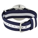 Daniel Wellington Classy Glasgow White Dial Two Tone Nylon Strap Watch For Women - DW00100082