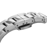 Daniel Wellington Iconic Link White Dial Silver Steel Strap Watch For Women - DW00100205