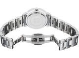 Daniel Wellington Iconic Link White Dial Silver Steel Strap Watch For Women - DW00100207